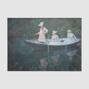 Claude Monet - In the Norwegian Boat Tissue Paper