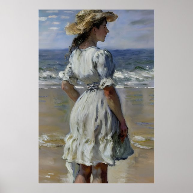 Claude Monet Inspired landscape Poster (Front)