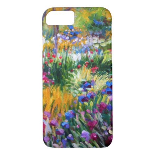 Claude Monet Iris Garden by Giverny iPhone 87 Case