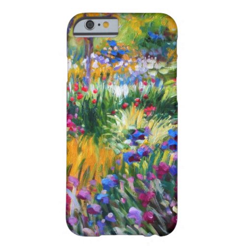 Claude Monet Iris Garden by Giverny Barely There iPhone 6 Case