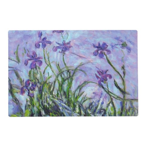 Claude Monet Iris Placemat