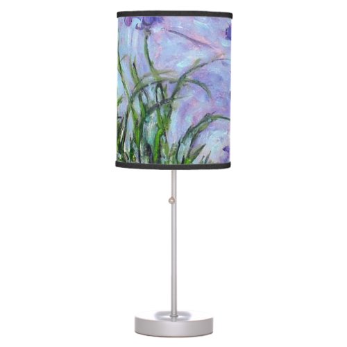 Claude Monet Iris Table Lamp