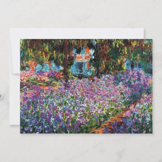 Claude Monet: Irises in Monet's Garden (Front)