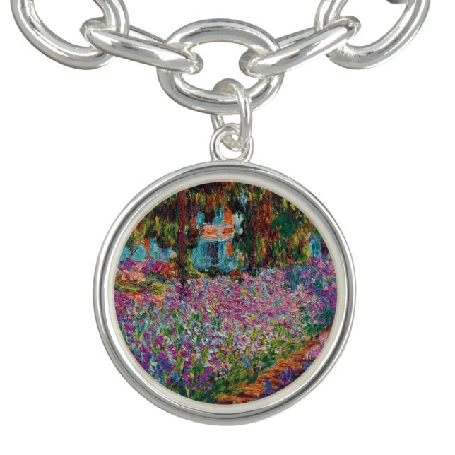 Claude Monet - Irises in Monet's Garden Fine Art Bracelet (Design)
