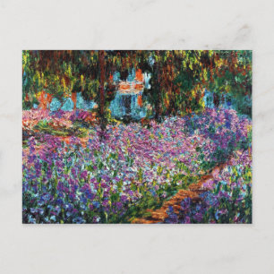Claude Monet: Irises in Monet's Garden Postcard