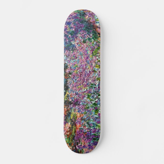 Claude Monet: Irises in Monet's Garden Skateboard (Front)