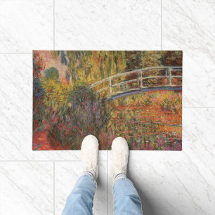 Claude Monet Japanese Bridge Giverny Art Doormat