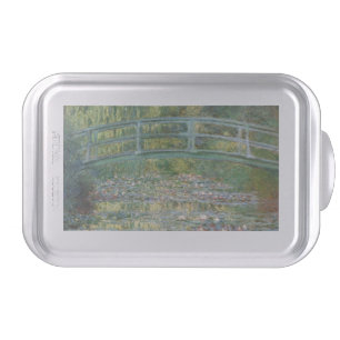 Claude Monet Japanese Bridge Water Lily Art Cake Pan