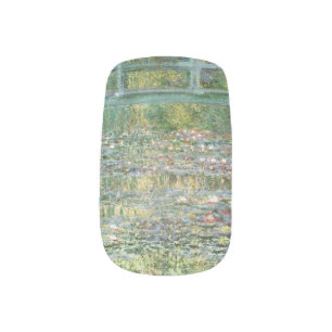 Claude Monet Japanese Bridge Water Lily Art Minx Nail Art