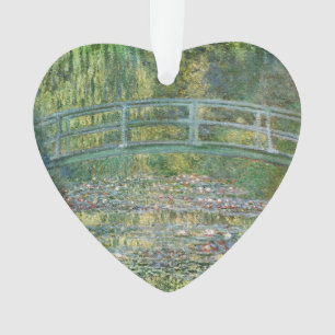 Claude Monet Japanese Bridge Water Lily Art Ornament