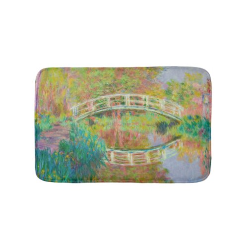 Claude Monet _ Japanese Footbridge Giverny Bath Mat