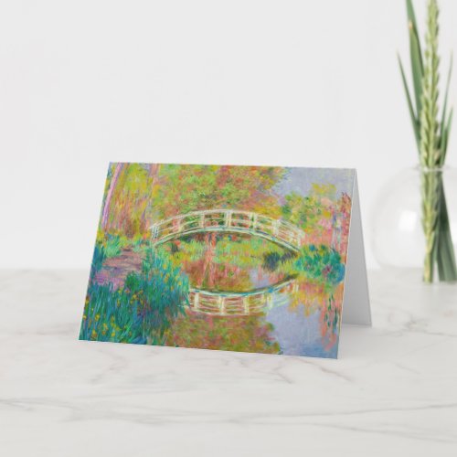 Claude Monet _ Japanese Footbridge Giverny Card