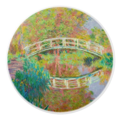 Claude Monet _ Japanese Footbridge Giverny Ceramic Knob