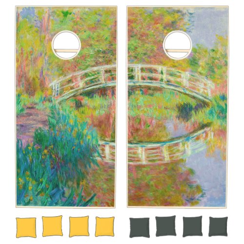 Claude Monet _ Japanese Footbridge Giverny Cornhole Set