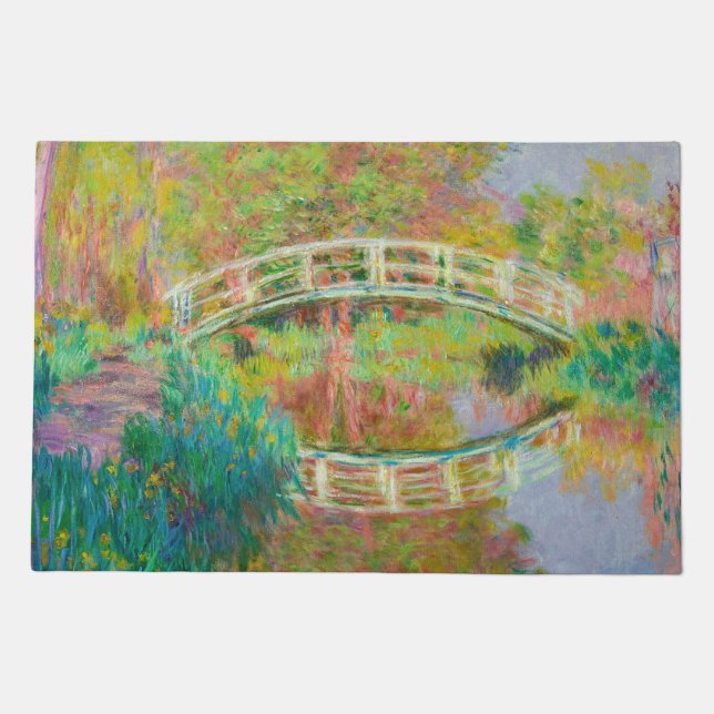 Claude Monet - Japanese Footbridge, Giverny Doormat (Front)