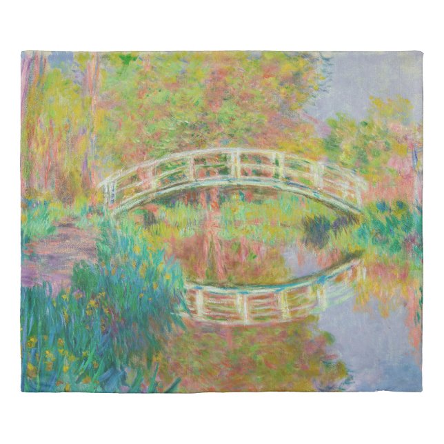 Claude Monet - Japanese Footbridge, Giverny Duvet Cover (Front)