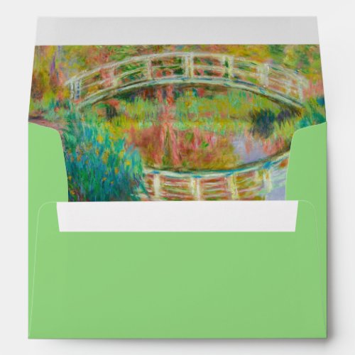 Claude Monet _ Japanese Footbridge Giverny Envelope