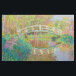 Claude Monet - Japanese Footbridge, Giverny Fabric<br><div class="desc">Japanese Footbridge,  Giverny (Le Pont japonais,  Giverny) - Claude Monet,  Oil on Canvas,  1895</div>