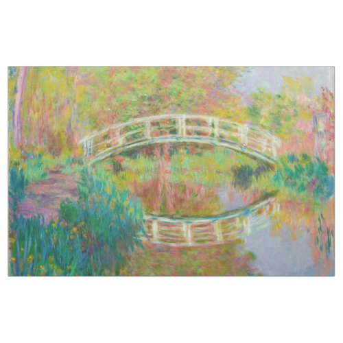 Claude Monet _ Japanese Footbridge Giverny Fabric