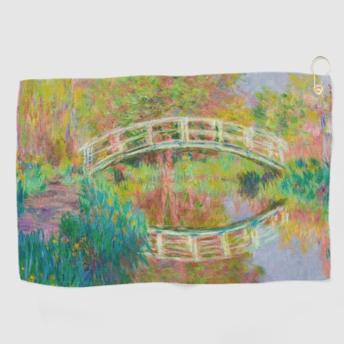 Claude Monet _ Japanese Footbridge Giverny Golf Towel