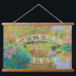 Claude Monet - Japanese Footbridge, Giverny Hanging Tapestry<br><div class="desc">Japanese Footbridge,  Giverny (Le Pont japonais,  Giverny) - Claude Monet,  Oil on Canvas,  1895</div>