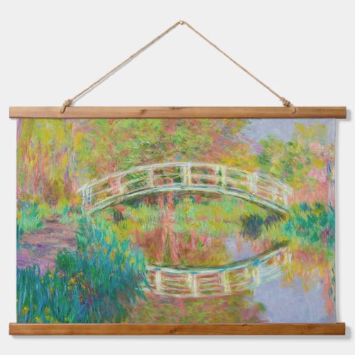 Claude Monet _ Japanese Footbridge Giverny Hanging Tapestry