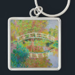 Claude Monet - Japanese Footbridge, Giverny Keychain<br><div class="desc">Japanese Footbridge,  Giverny (Le Pont japonais,  Giverny) - Claude Monet,  Oil on Canvas,  1895</div>