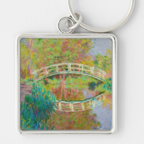 Claude Monet _ Japanese Footbridge Giverny Keychain