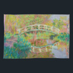 Claude Monet - Japanese Footbridge, Giverny Kitchen Towel<br><div class="desc">Japanese Footbridge,  Giverny (Le Pont japonais,  Giverny) - Claude Monet,  Oil on Canvas,  1895</div>