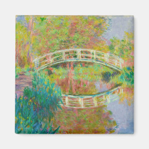 Claude Monet - Japanese Footbridge, Giverny Magnet