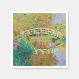 Claude Monet - Japanese Footbridge, Giverny Napkins