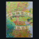 Claude Monet - Japanese Footbridge, Giverny Notebook<br><div class="desc">Japanese Footbridge,  Giverny (Le Pont japonais,  Giverny) - Claude Monet,  Oil on Canvas,  1895</div>