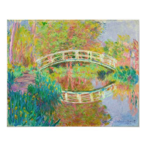 Claude Monet _ Japanese Footbridge Giverny Photo Print