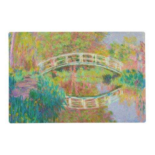 Claude Monet _ Japanese Footbridge Giverny Placemat