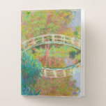 Claude Monet - Japanese Footbridge, Giverny Pocket Folder<br><div class="desc">Japanese Footbridge,  Giverny (Le Pont japonais,  Giverny) - Claude Monet,  Oil on Canvas,  1895</div>