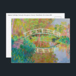 Claude Monet - Japanese Footbridge, Giverny Postcard<br><div class="desc">Japanese Footbridge,  Giverny (Le Pont japonais,  Giverny) - Claude Monet,  Oil on Canvas,  1895</div>