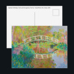 Claude Monet - Japanese Footbridge, Giverny Postcard<br><div class="desc">Japanese Footbridge,  Giverny (Le Pont japonais,  Giverny) - Claude Monet,  Oil on Canvas,  1895</div>