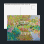 Claude Monet - Japanese Footbridge, Giverny Postcard<br><div class="desc">Japanese Footbridge,  Giverny (Le Pont japonais,  Giverny) - Claude Monet,  Oil on Canvas,  1895</div>
