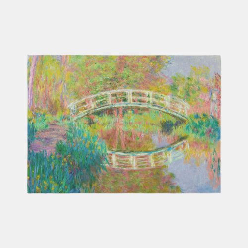 Claude Monet _ Japanese Footbridge Giverny Rug