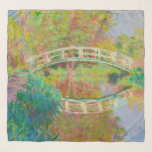 Claude Monet - Japanese Footbridge, Giverny Scarf<br><div class="desc">Japanese Footbridge,  Giverny (Le Pont japonais,  Giverny) - Claude Monet,  Oil on Canvas,  1895</div>