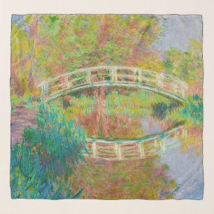 Claude Monet - Japanese Footbridge, Giverny Scarf