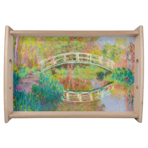 Claude Monet _ Japanese Footbridge Giverny Serving Tray