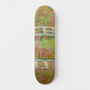 Claude Monet - Japanese Footbridge, Giverny Skateboard