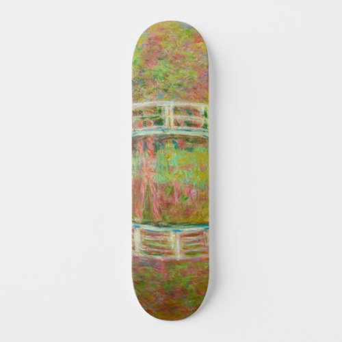 Claude Monet _ Japanese Footbridge Giverny Skateboard