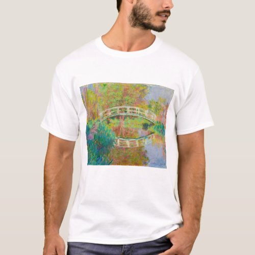 Claude Monet _ Japanese Footbridge Giverny T_Shirt