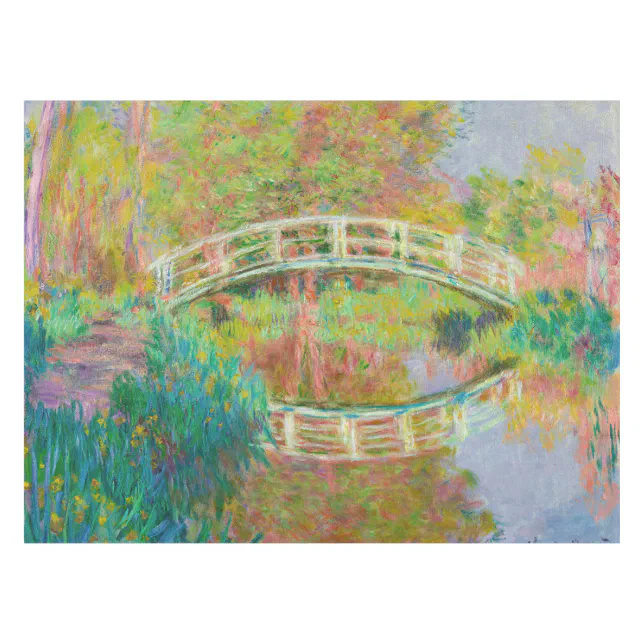 Claude Monet - Japanese Footbridge, Giverny Tablecloth | Zazzle