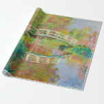Claude Monet - Japanese Footbridge, Giverny Wrapping Paper<br><div class="desc">Japanese Footbridge,  Giverny (Le Pont japonais,  Giverny) - Claude Monet,  Oil on Canvas,  1895</div>