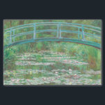Claude Monet Japanese Footbridge. Impressionism Tissue Paper<br><div class="desc">Claude Monet "Japanese Footbridge" tissue paper.</div>