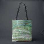 Claude Monet Japanese Footbridge. Impressionism Tote Bag<br><div class="desc">Claude Monet "Japanese Footbridge" tote bag. Greenery nature landscape Impressionism art</div>