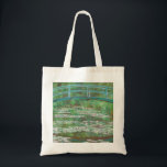 Claude Monet Japanese Footbridge. Impressionism Tote Bag<br><div class="desc">Claude Monet "Japanese Footbridge" tote bag. Nature greenery impressionism art.</div>